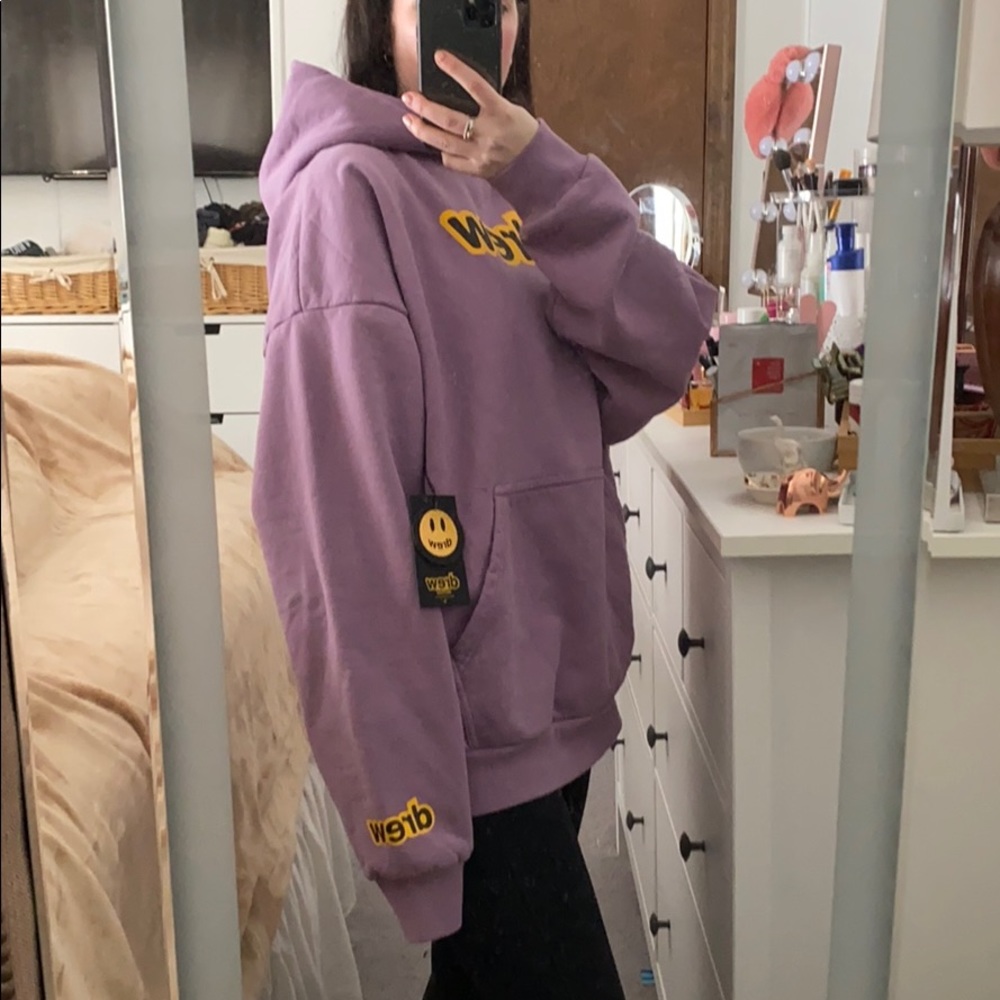 Justin Bieber Drew House Secret Hoodie Lilac NWT